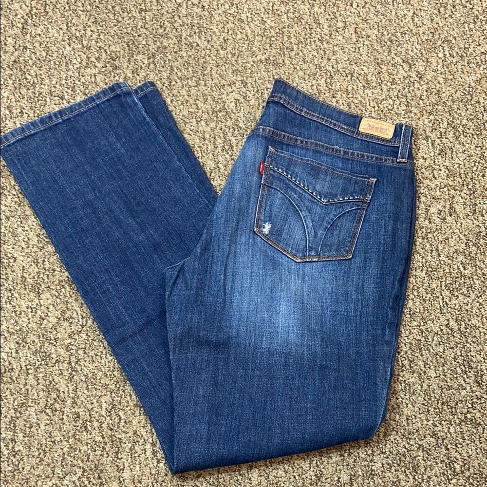 Vintage Levi's Leg 505 Blue Denim Jeans Size 14L